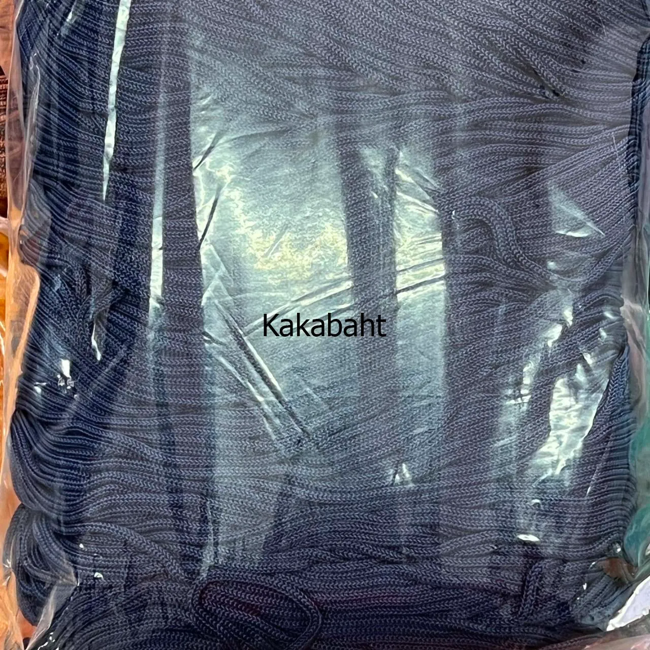 เชือกร่มถักกระเป๋าตราหงส์ สีน้ำเงินเข้ม