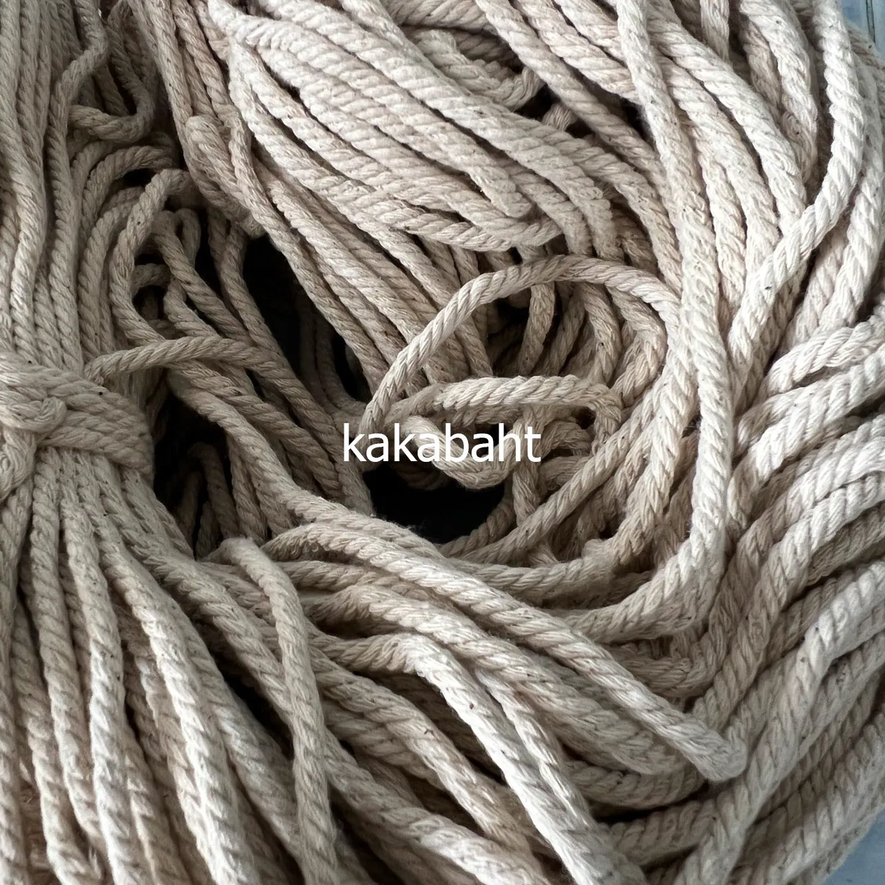 เชือกฝ้ายดิบสำหรับ macrame