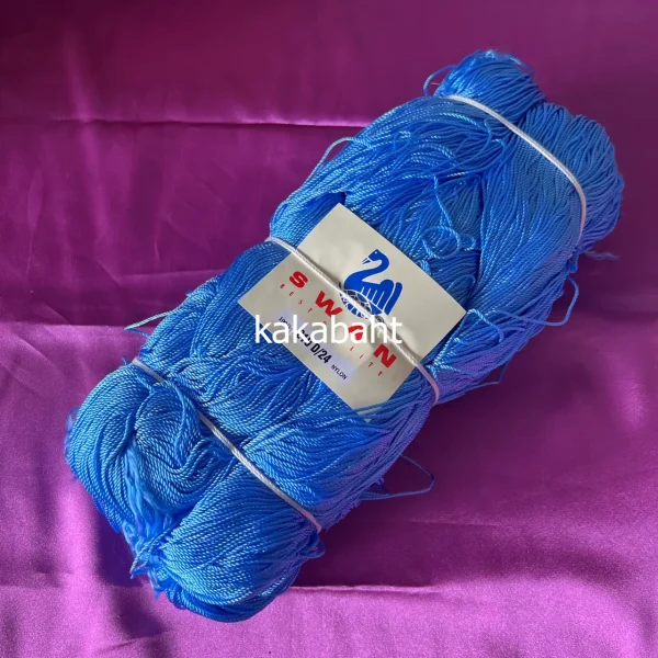 เชือกเอ็นนิ่มตราหงส์ 210 D/24 สีฟ้า