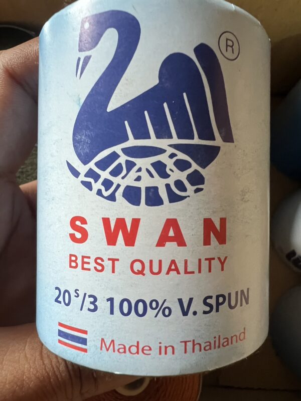 ด้ายสปัน SPUN 20s/3 ตรา SWAN